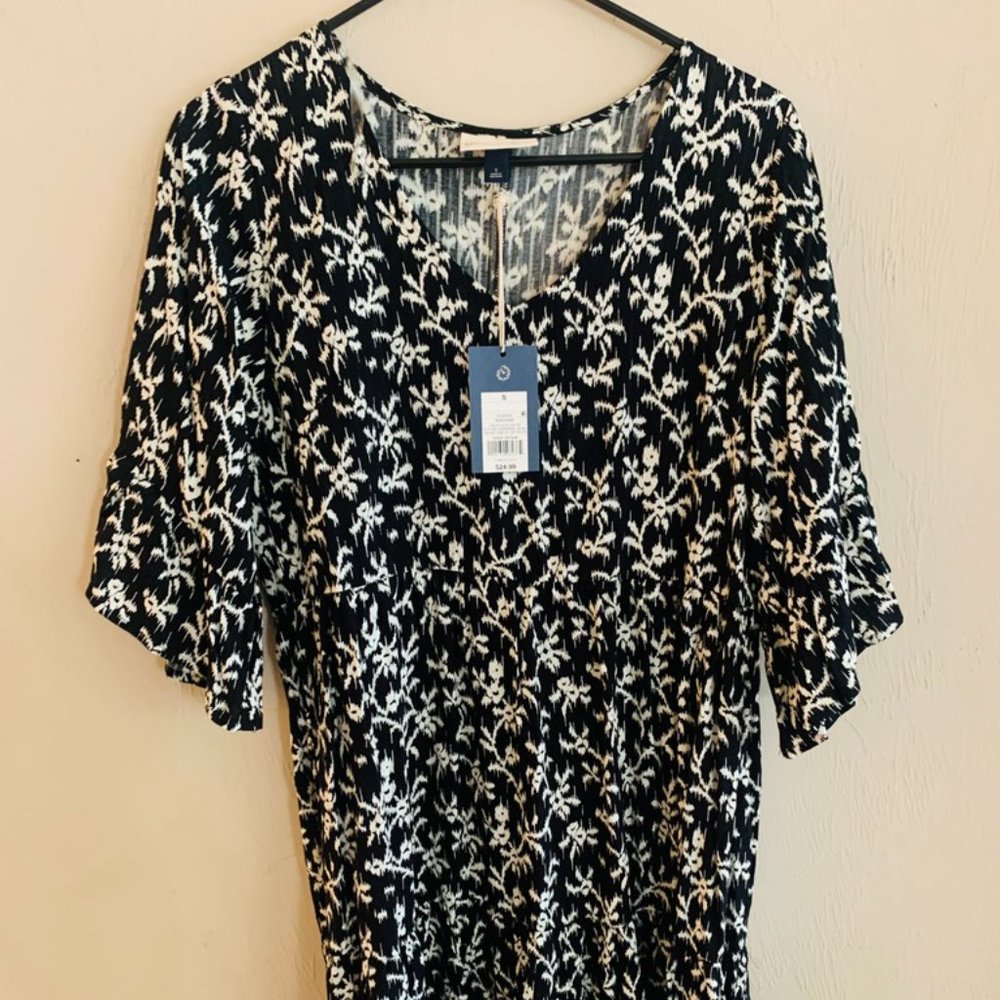 Universal Thread Size M Black and White dress